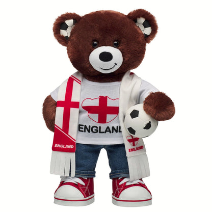 Let's Goal Bear England Gift Set | Build-A-Bear - US 2531