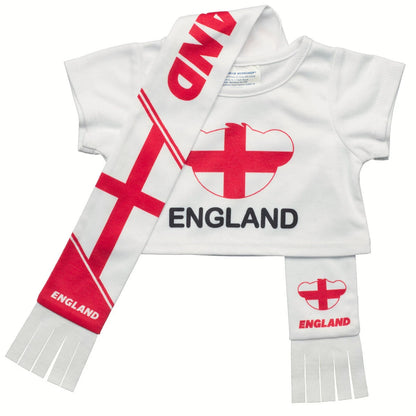 Let's Goal Bear England Gift Set | Build-A-Bear - US 2531
