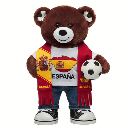 Let's Goal Bear Spain Gift Set | Build-A-Bear - US 1928