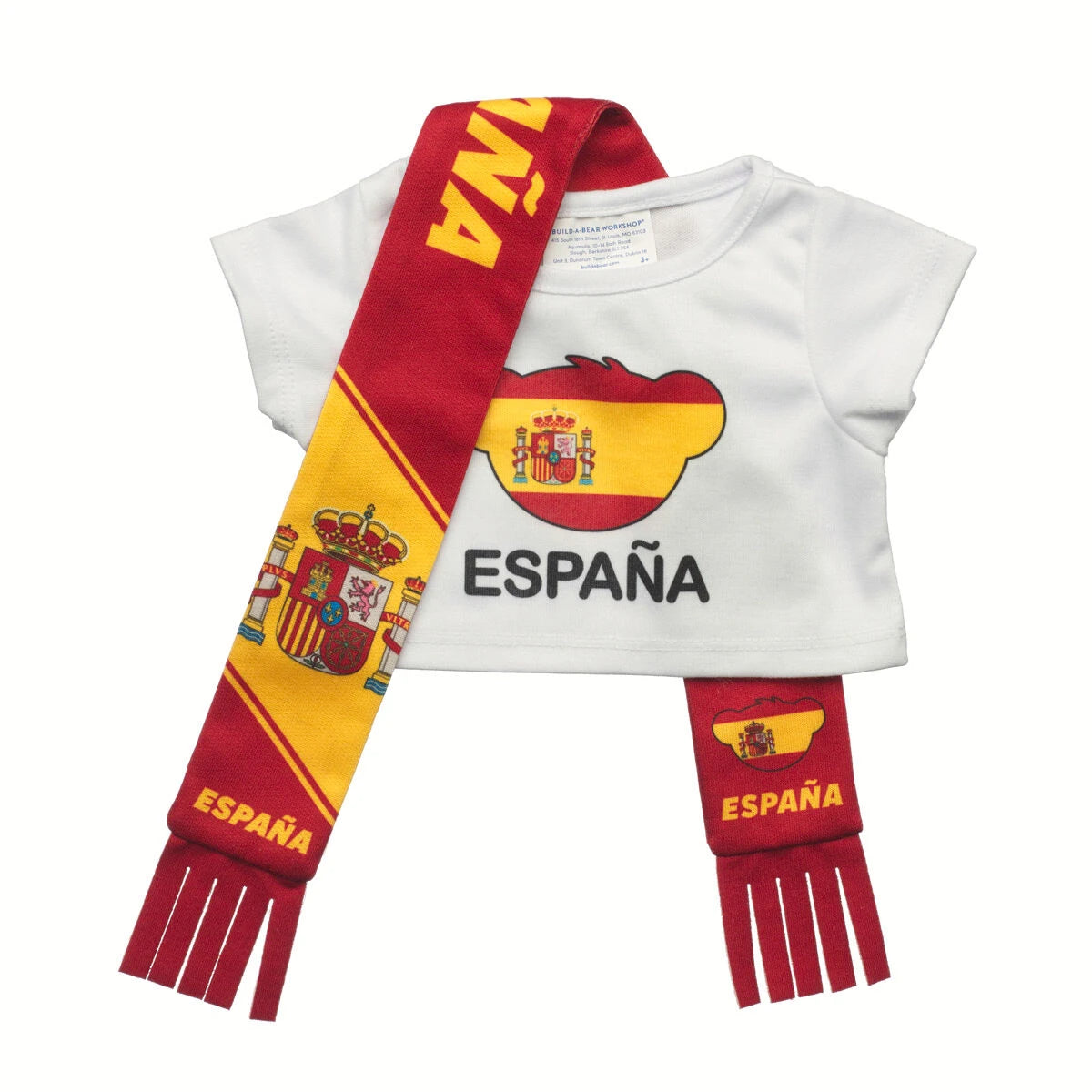 Let's Goal Bear Spain Gift Set | Build-A-Bear - US 1928