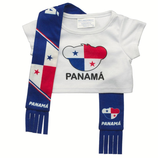 Panama Scarf &amp; T-Shirt Set | Build-A-Bear - US 8503