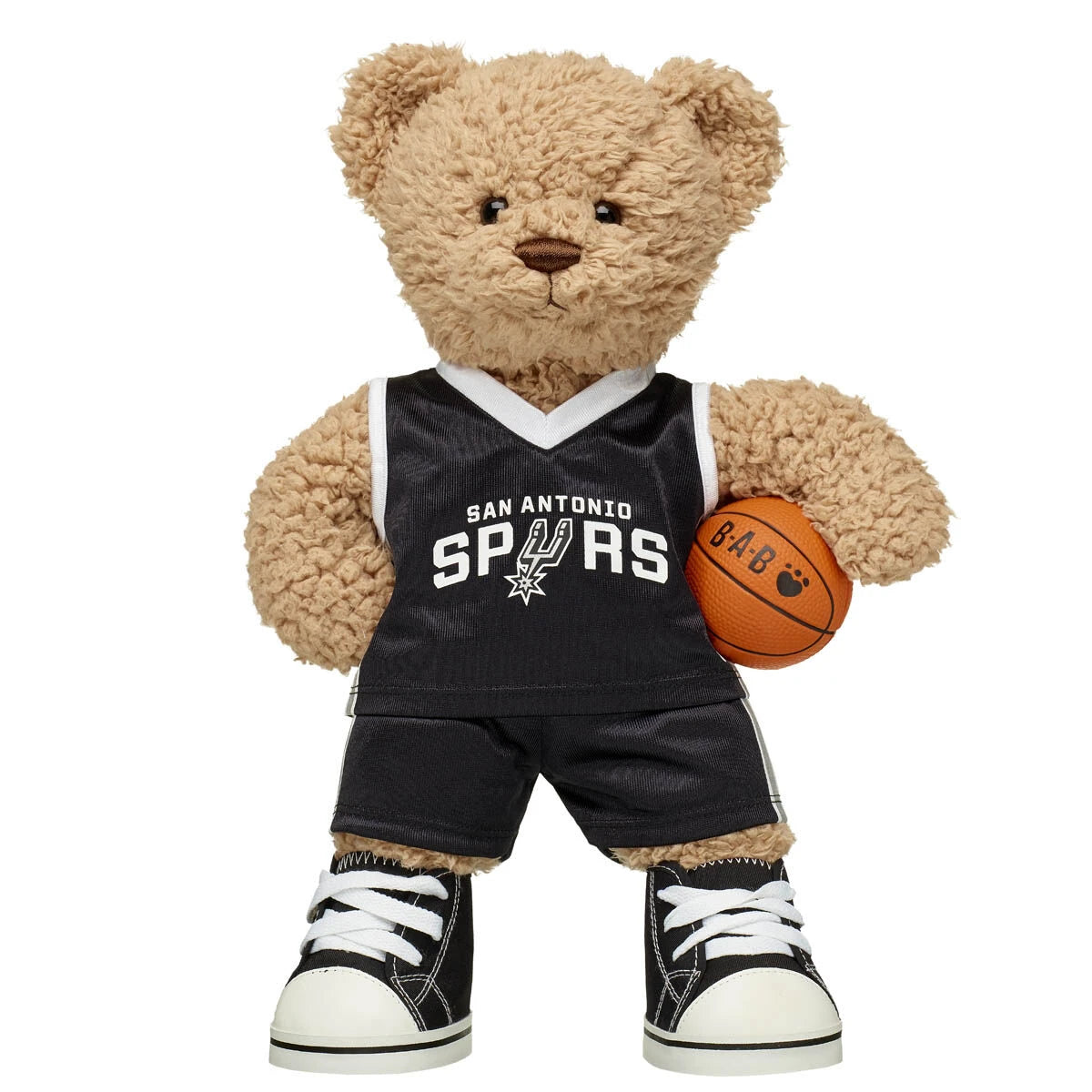 Timeless Teddy Bear San Antonio Spurs Basketball Gift Set | Build-A-Bear® - US 2951
