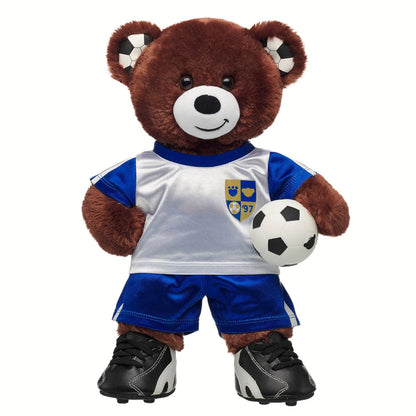 Let's Goal Bear Blue Soccer Uniform Gift Set | BAB - US 9652