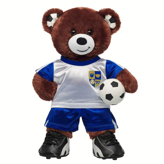 Let's Goal Bear Blue Soccer Uniform Gift Set | BAB - US 9652