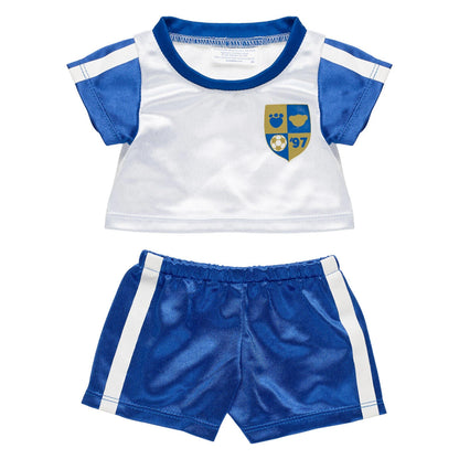 Let's Goal Bear Blue Soccer Uniform Gift Set | BAB - US 9652