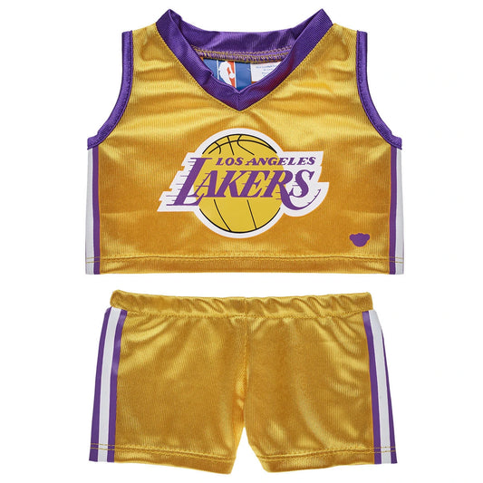 Los Angeles Lakers Uniform 2 pc. for Stuffed Animals | Build-A-Bear® - US 9285