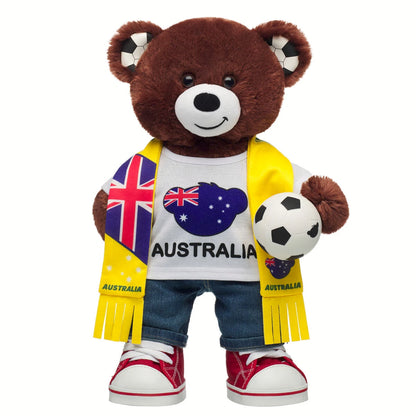 Let's Goal Bear Australia Gift Set | Build-A-Bear - US 9282