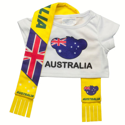 Let's Goal Bear Australia Gift Set | Build-A-Bear - US 9282