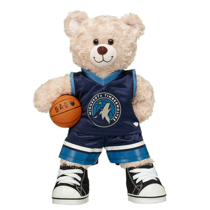 Minnesota Timberwolves Basketball Teddy bear Gift Set | Build-A-Bear® - US 4020