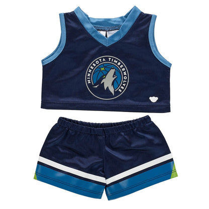 Minnesota Timberwolves Basketball Teddy bear Gift Set | Build-A-Bear® - US 5725