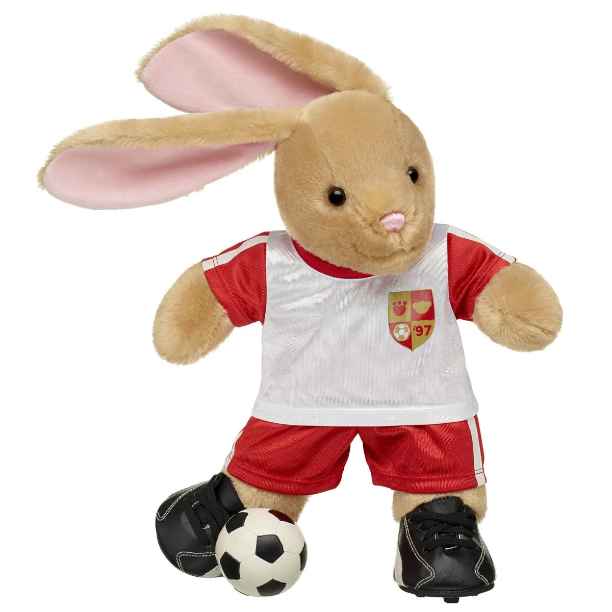 Pawlette™ Plush Red Soccer Set &amp; Soccer Ball | Build-A-Bear® - US 1500
