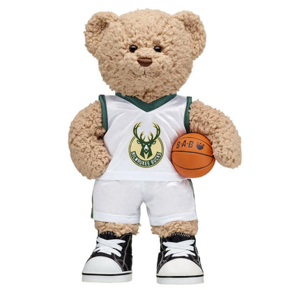 Milwaukee Bucks Timeless Teddy Bear Basketball Gift Set - US 4731