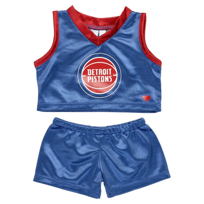 Detroit Pistons Uniform 2 pc. for Plush Toys | Build-A-Bear® - US 4041