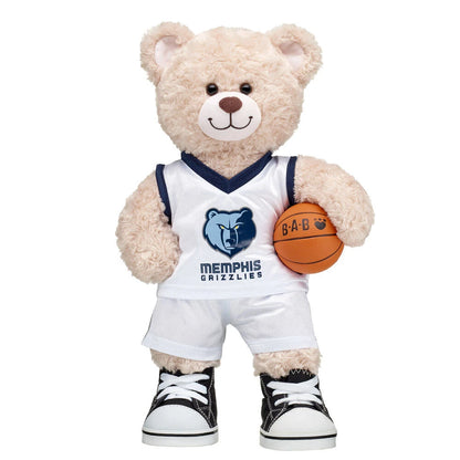 Memphis Grizzlies Basketball Teddy Bear Gift Set | Build-A-Bear® - US 2693