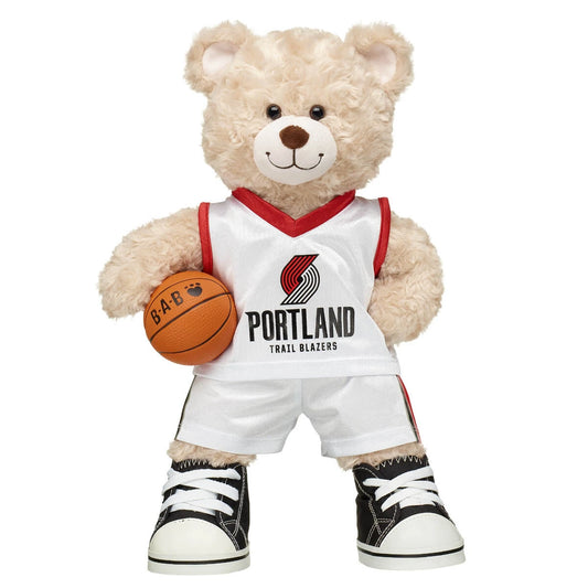 Happy Hugs Teddy Bear Portland Trail Blazers Basketball Gift Set - US 9197