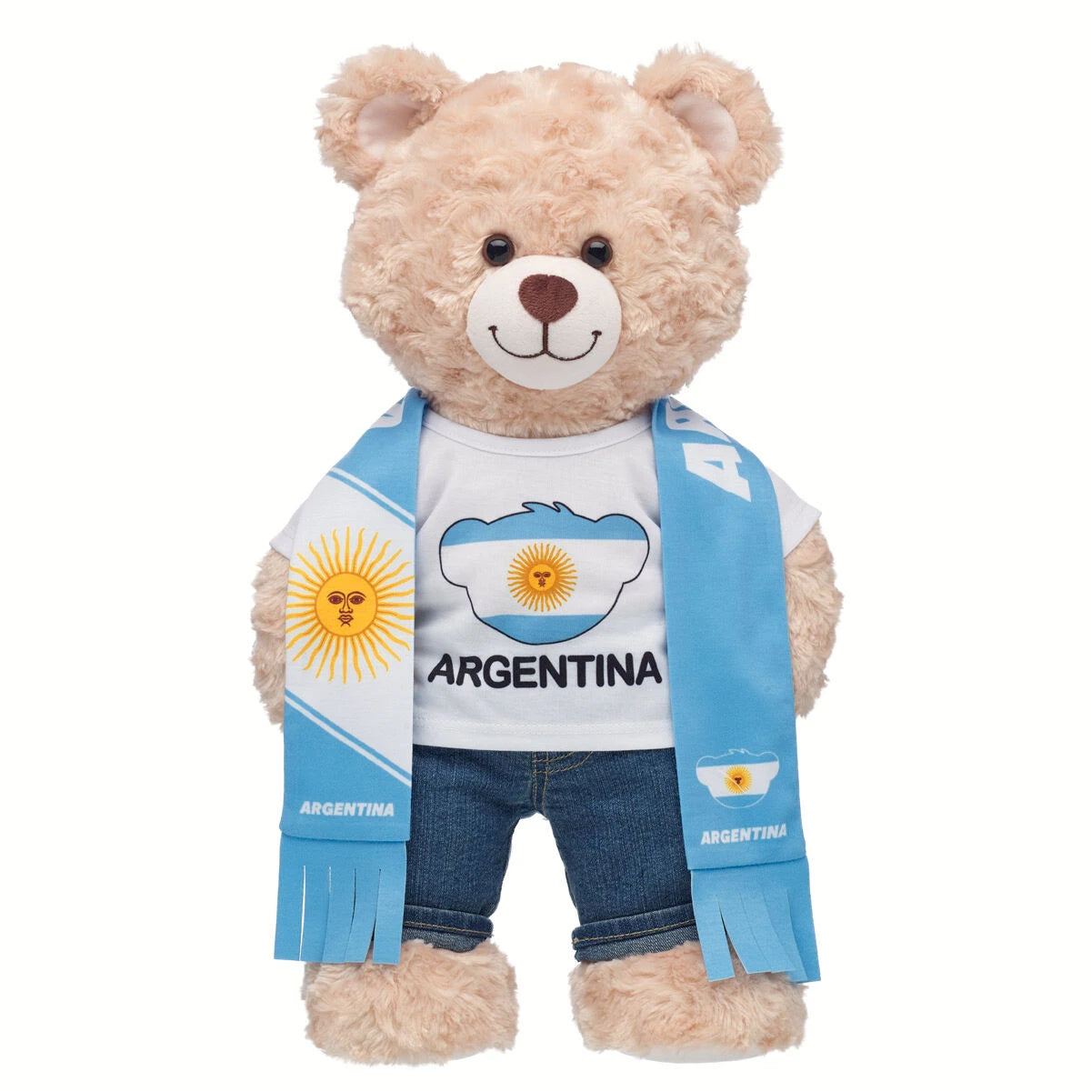 Argentina Scarf &amp; T-Shirt Set | Build-A-Bear - US 4982