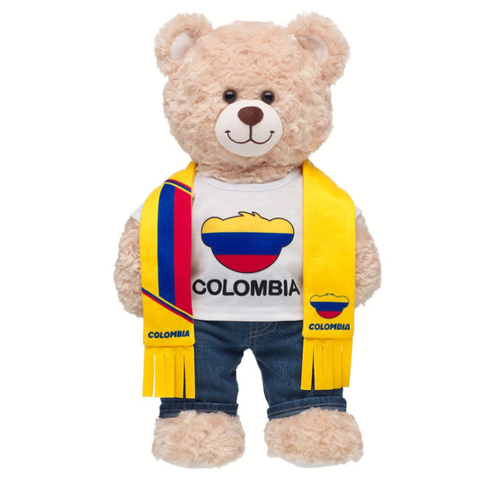 Colombia Scarf &amp; T-Shirt Set | Build-A-Bear - US 8937