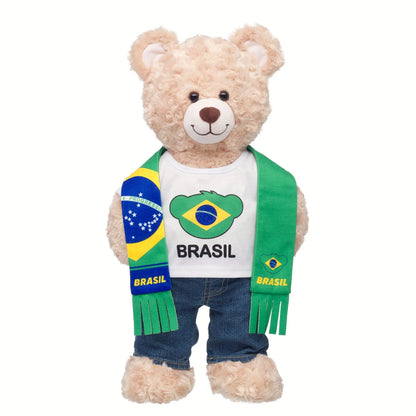 Brazil Scarf &amp; T-Shirt Set | Build-A-Bear - US 4273