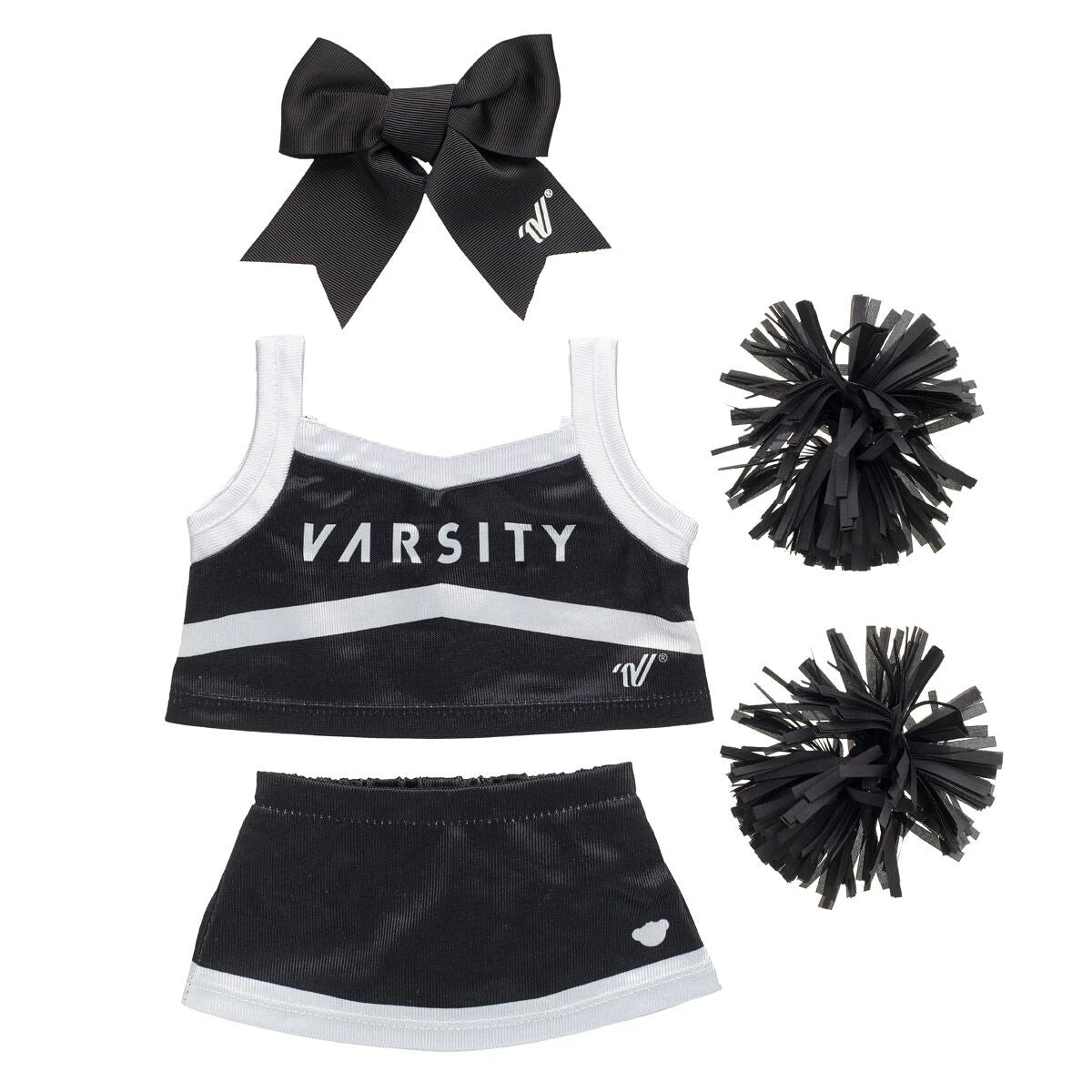 Online-Only Varsity Spirit Black Cheer Uniform | Build-A-Bear® - US 7227