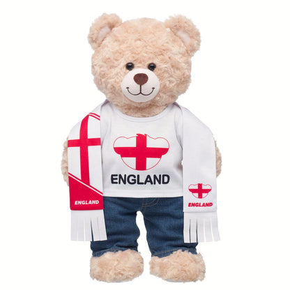 England Scarf &amp; T-Shirt Set | Build-A-Bear - US 5930