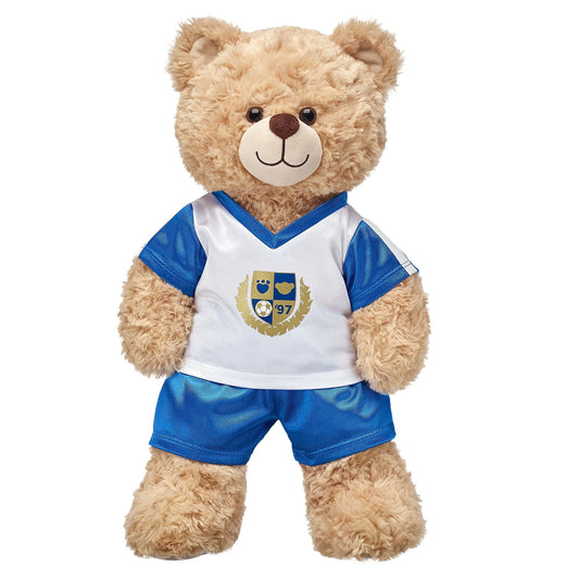 Blue &amp; White Soccer Uniform 2 pc. for Stuffed Animals | Build-A-Bear® - US 8668