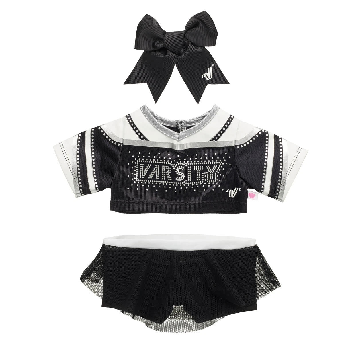 Varsity Spirit All-Star Black Cheer Uniform | Build-A-Bear® - US 3722