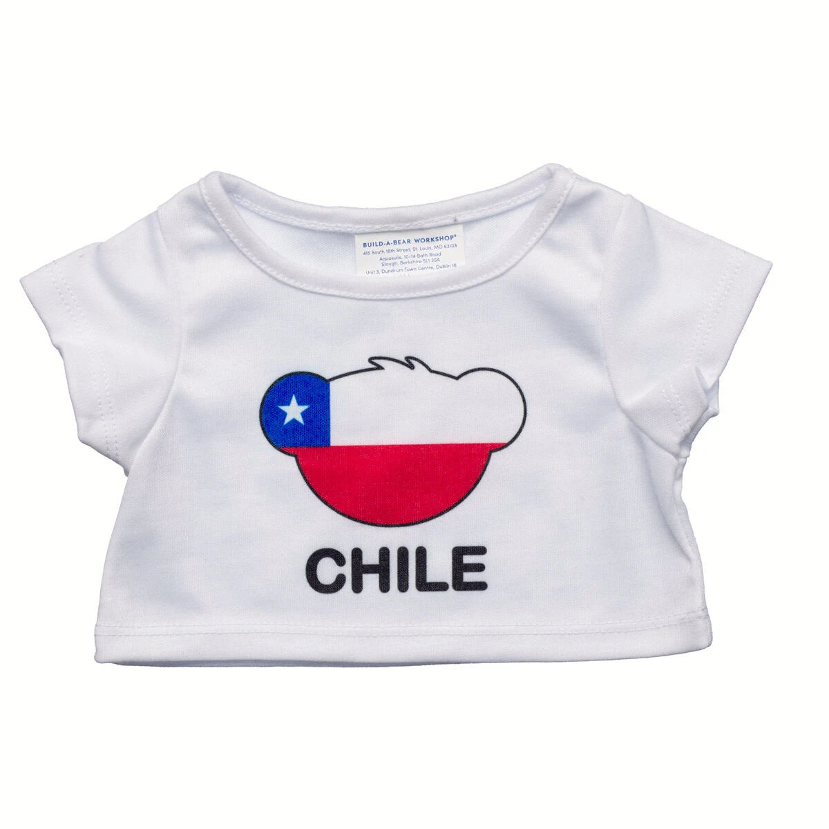 Online Exclusive Chile T-Shirt | Build-A-Bear - US 4033