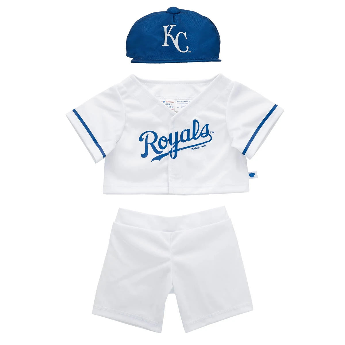 Kansas City Royals™ Uniform 3 pc. for Stuffed Animals | Build-A-Bear® - US 6879