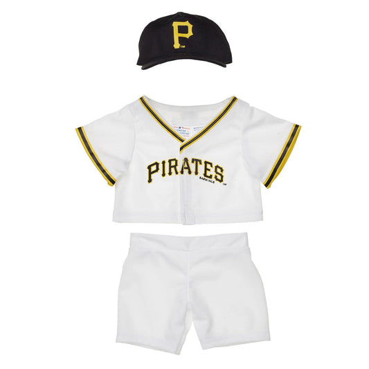 Pittsburgh Pirates™ Uniform 3 pc. for Stuffed Animals | Build-A-Bear® - US 7871