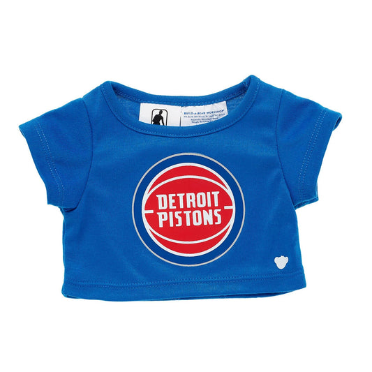 Detroit Pistons Stuffed Animal T-Shirt | Shop Now at Build-A-Bear® - US 7050
