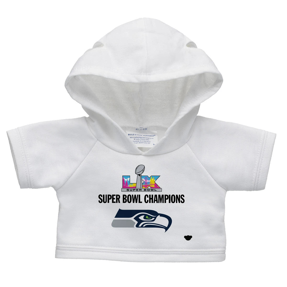 Super Bowl LX Seattle Seahawks Hoodie | Build-A-Bear - US 5270