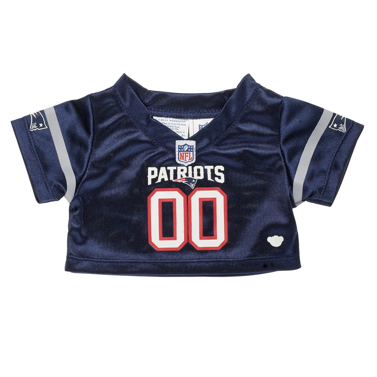 New England Patriots Teddy Bear &amp; Fan Hat Gift Set - US 5264