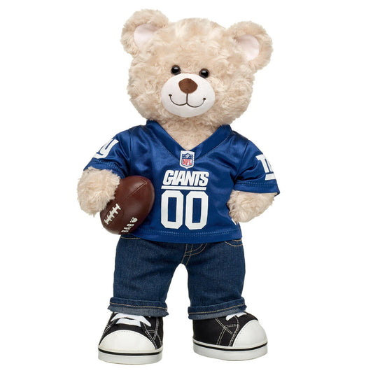 Happy Hugs Teddy Football New York Giants Gift Set | Build-A-Bear® - US 5159