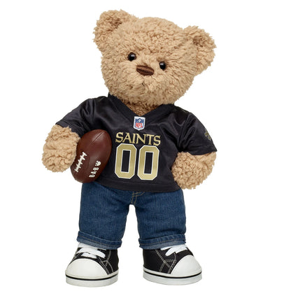 Timeless Teddy Football New Orleans Saints Gift Set | Build-A-Bear® - US 9430