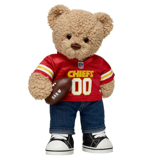 Timeless Teddy Kansas City Chiefs Football Gift Set | Build-A-Bear® - US 1993