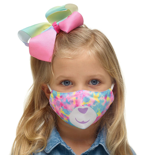 Child-Size Tie-Dye Bear Face Mask | Build-A-Bear® - US 7190