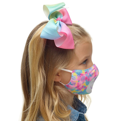 Child-Size Tie-Dye Bear Face Mask | Build-A-Bear® - US 7190