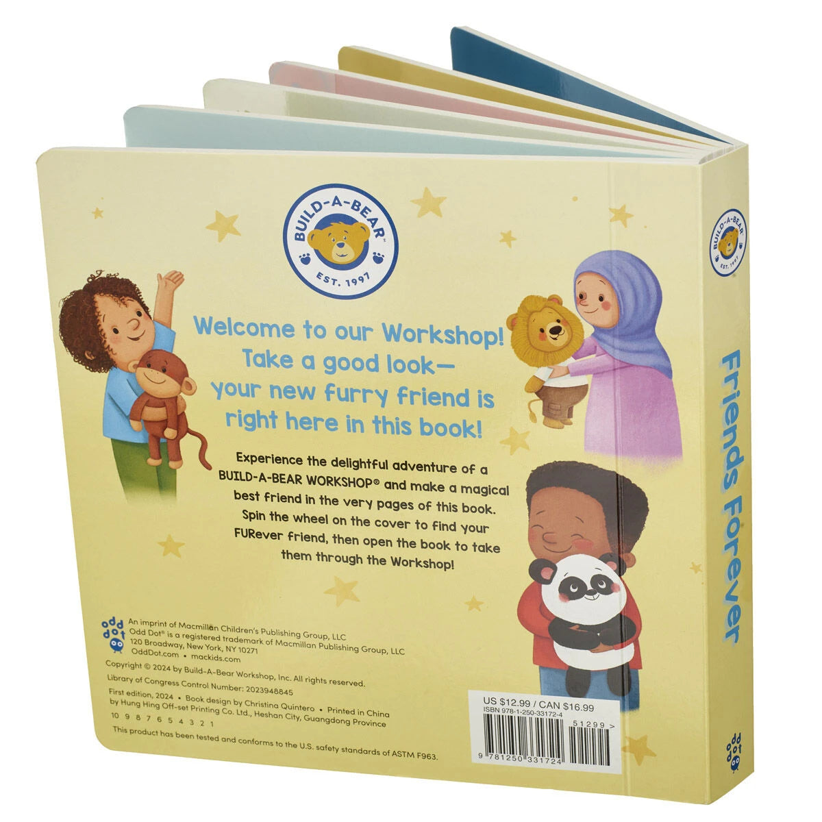"Friends Forever" Board Book | Build-A-Bear® - US 7003