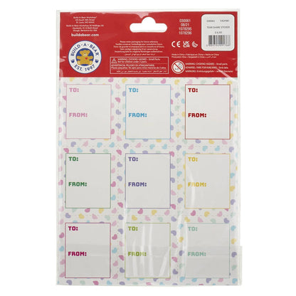 Valentine's Day Tear &amp; Share Sticker Set | Build-A-Bear® - US 1651
