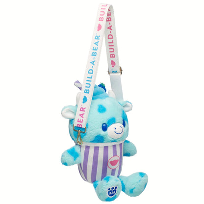 Blue Raspberry Cow Slushie Plushie w/ Carrying Strap | BAB - US 1702