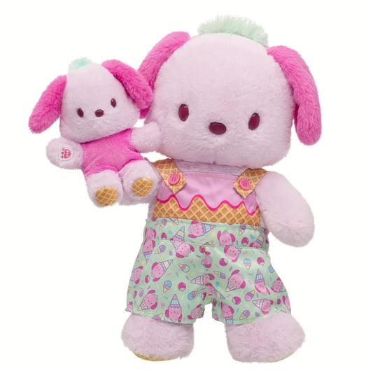 Sanrio Hello Kitty &amp; Friends Strawberry Ice Ice Cream Pochacco Plush | Build-A-Bear - US 8400