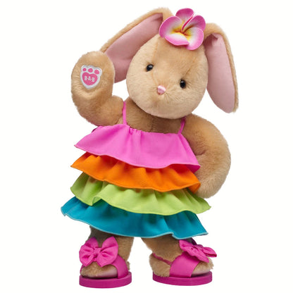 Pawlette Bunny Summer Ruffle Dress Gift Set | Build-A-Bear - US 8034