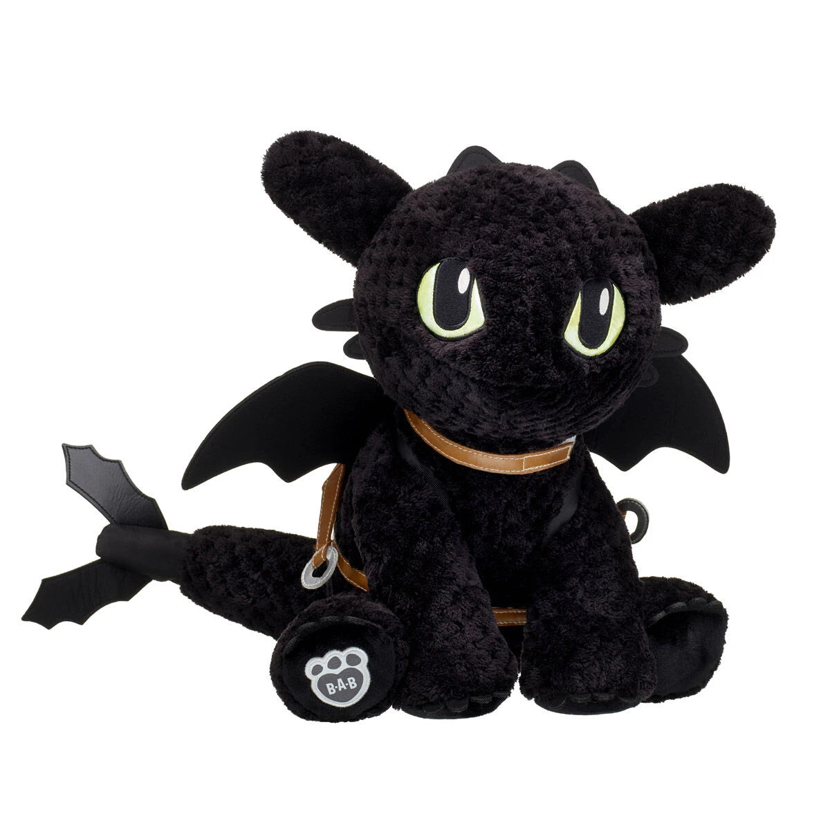 How to Train Your Dragon Toothless Plush &amp; Saddle | Build-A-Bear® - US 1243