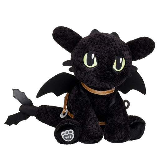 How to Train Your Dragon Toothless Plush &amp; Saddle | Build-A-Bear® - US 9505