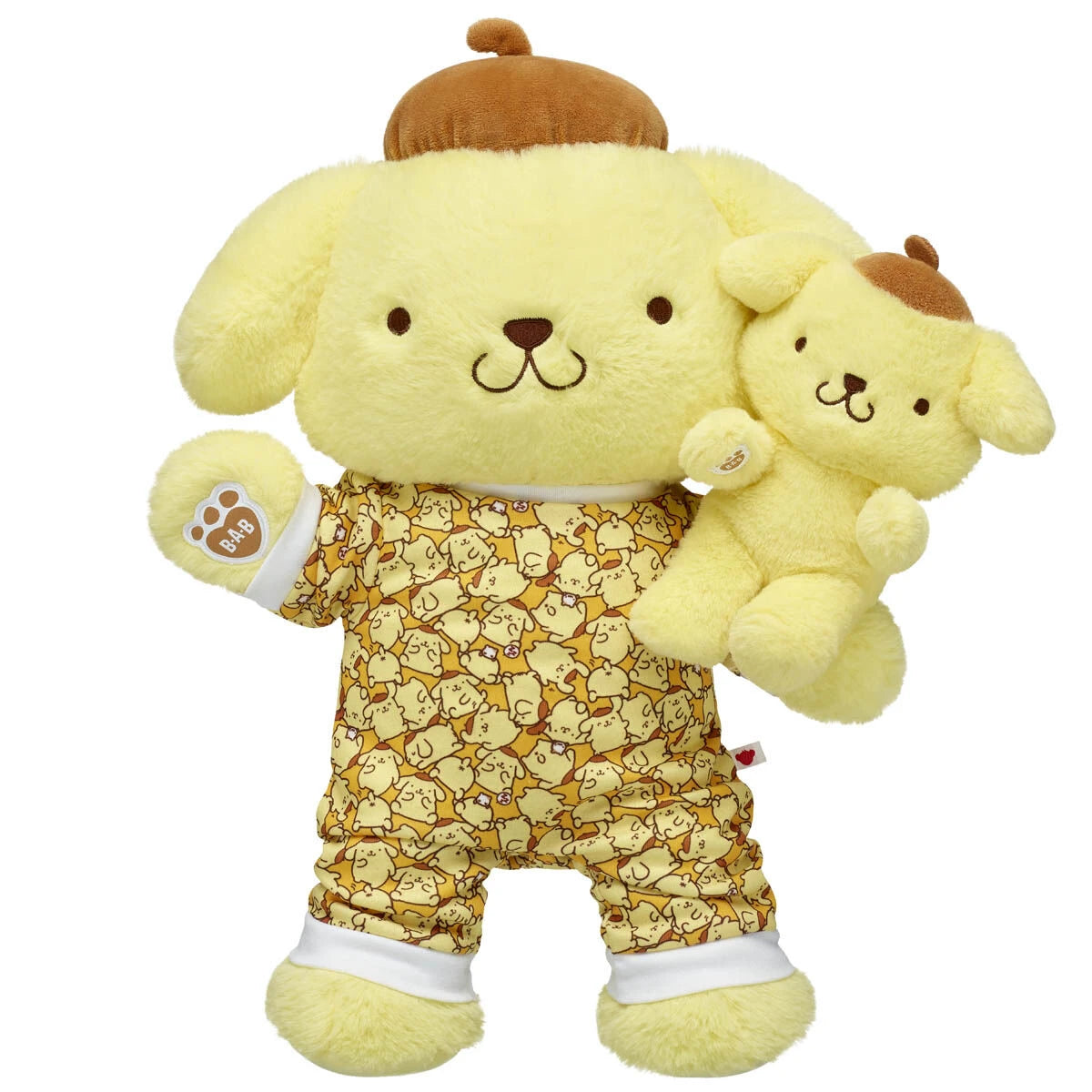 Sanrio® Pompompurin™ Plush with Mini Bean® | Build-A-Bear® - US 3880