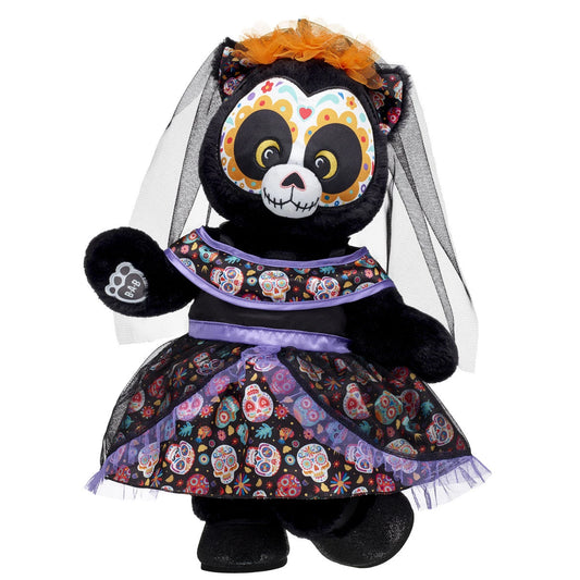 Día de los Muertos Cat Plush Dress Gift Set | Build-A-Bear® - US 3996