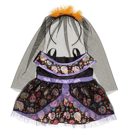 Día de los Muertos Cat Plush Dress Gift Set | Build-A-Bear® - US 8844