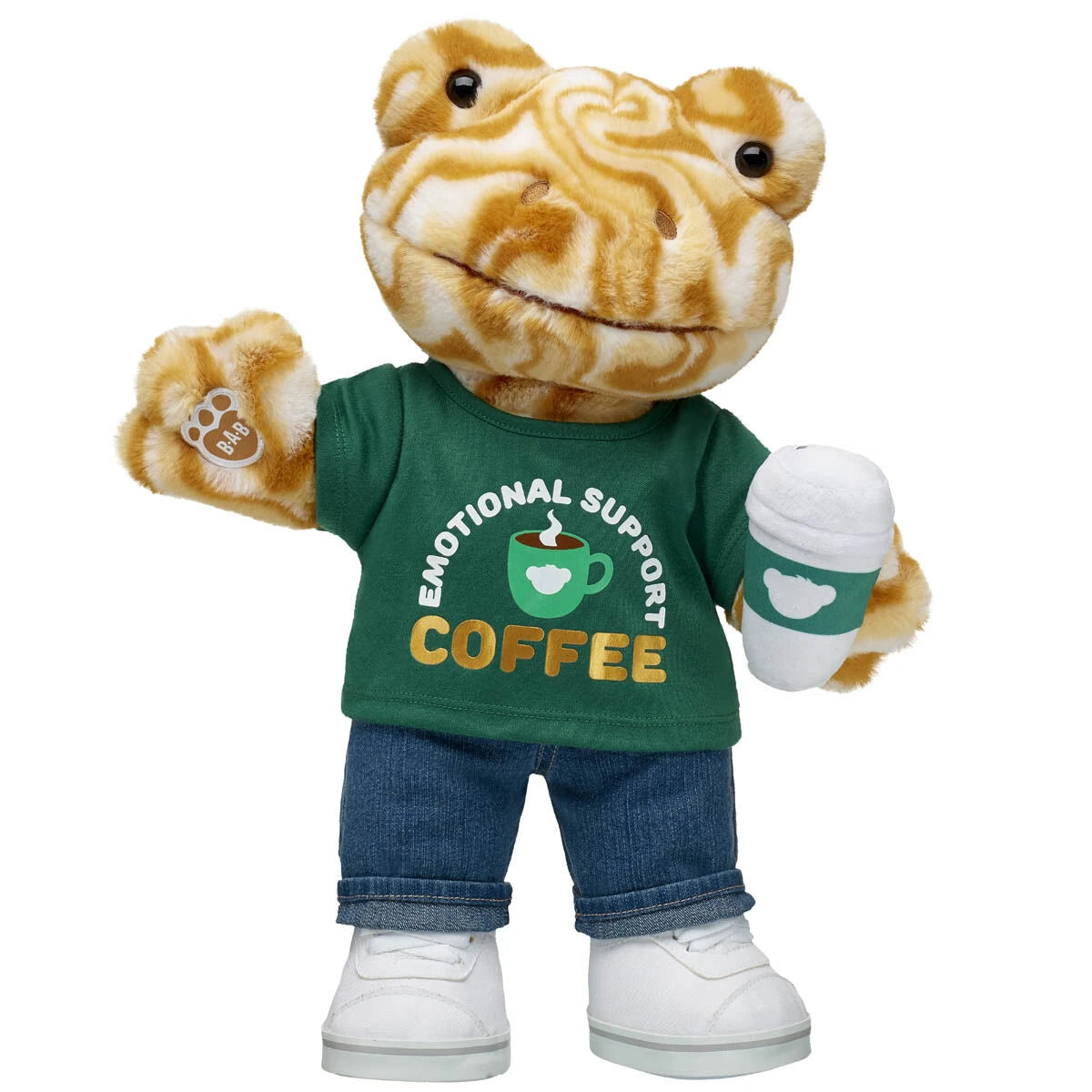 Frappe Frog Stuffed Animal Emotional Support Set | Build-A-Bear® - US 3795