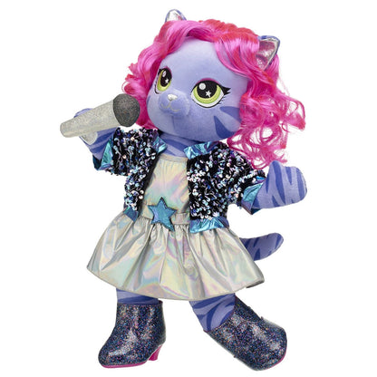 Honey Girls Teegan Tiger Sequin 2-fer Plush Toy Gift Set - US 7124