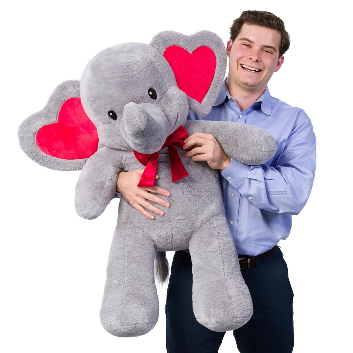 Giant Love You Tons Elephant Stuffed Animal | Build-A-Bear - US 3237